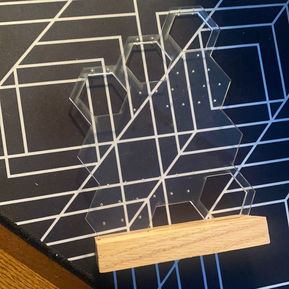 Acrylic Earring Holder - Picture 2 of 4